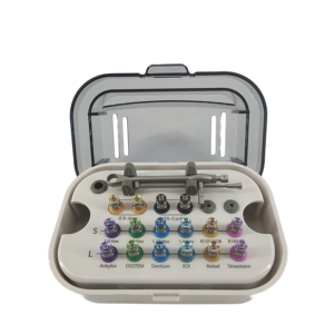 Dental Implant Tools High Quality Universal Implant Torque Wrench Ratchet 16 Hex Drivers Tool Kits for Implant Specification