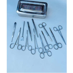 Hot Sales 14pcs Minor Surgery Set Stainless Steel Surgical Instrument Kits CE ISO Approved Small Surgery Box
