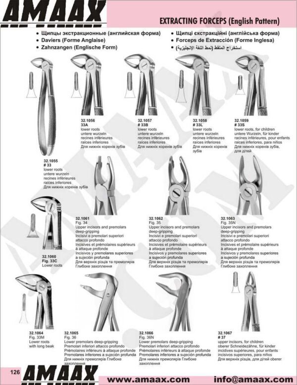 1d126-extracting-forceps-english-pattern