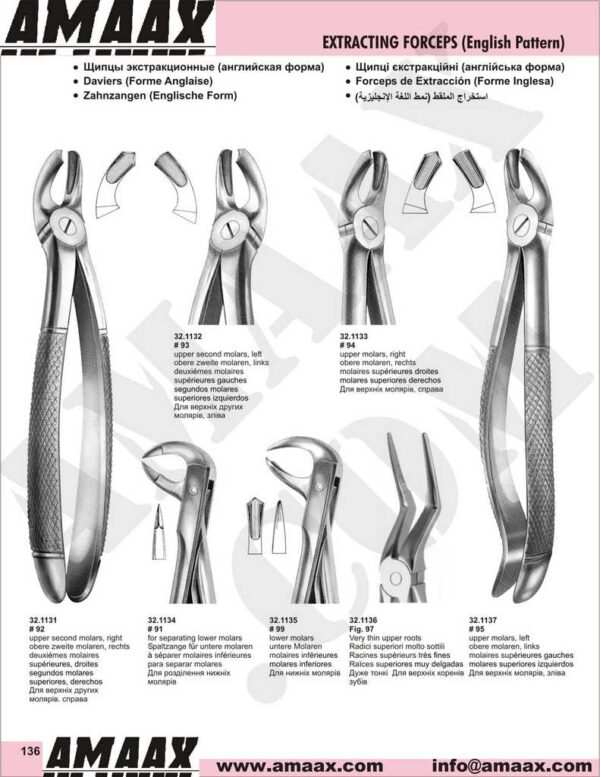 1d136-extracting-forceps-english-pattern