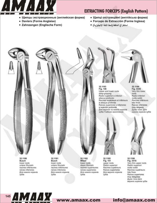 1d145-extracting-forceps-english-pattern