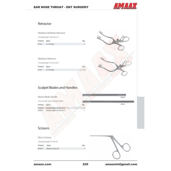 e225-retractor-scalpel-blades-and-handles-scissors.