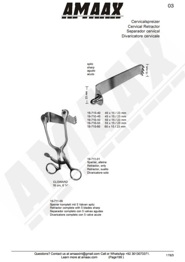 g199-cloward-cervical-retractor