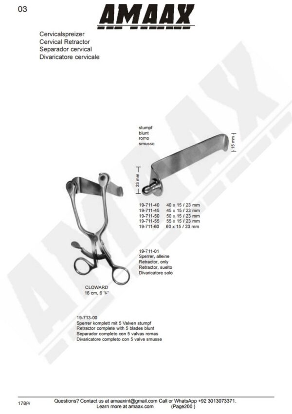 g200-cloward-cervical-retractor