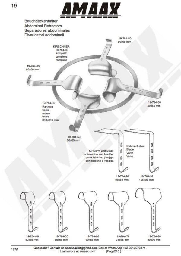 g210-kirschner-abdominal-retractor