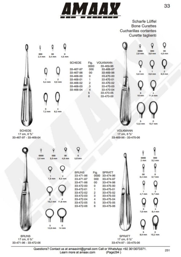 g294-schede-volkmann-bruns-spratt-bone-curette