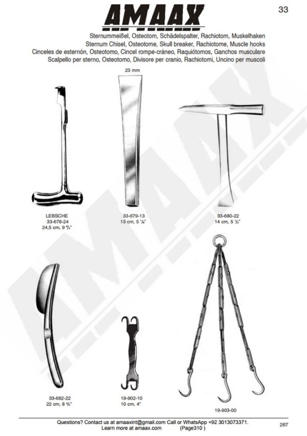 g310-lebsche-sternum-chisel-osteotome-hook