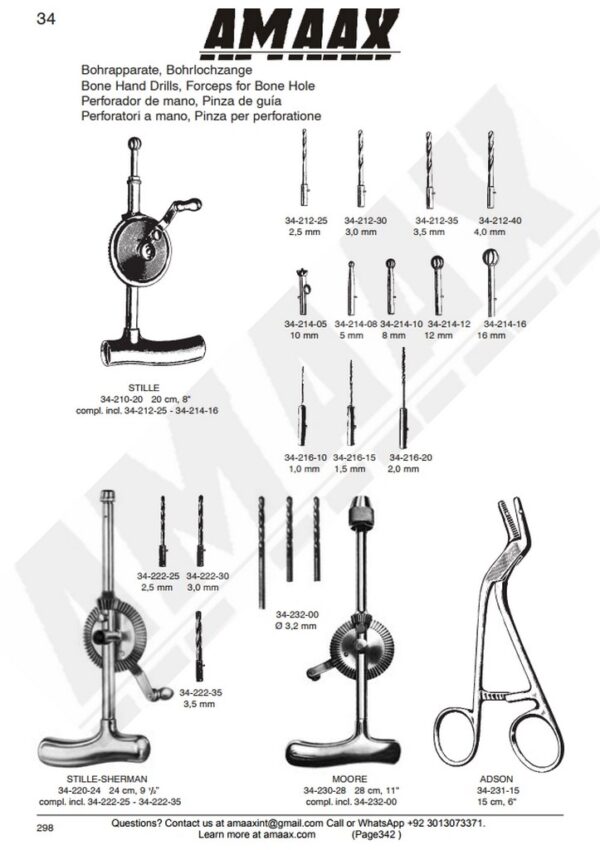 g342-stille-moore-adson-hand-drill-burrs