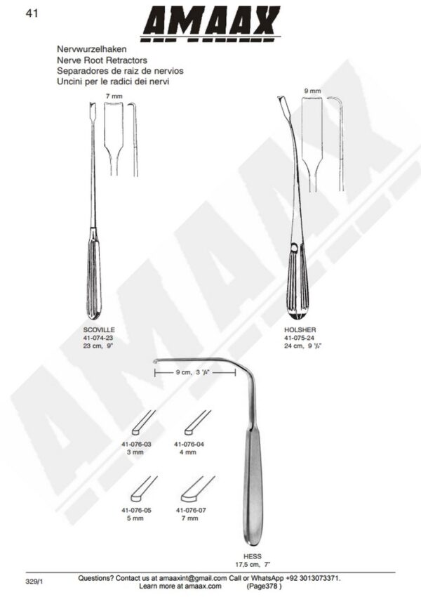 g378-scoville-holsher-hess-nerve-root-retractor