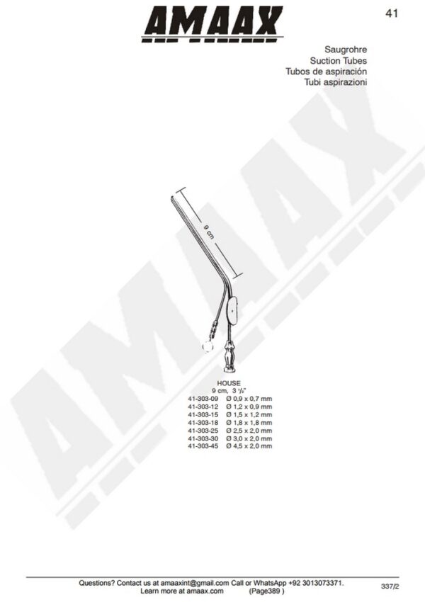 g389-house-suction-tubes