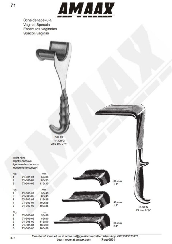 g656-delee-doyen-vaginal-speculum-retractor