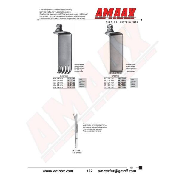 m122-Cervical-Retractor-Lamina-Spreader