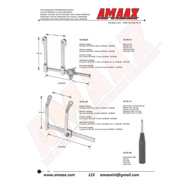 m123-Cervical-Retractor-Lamina-Spreader
