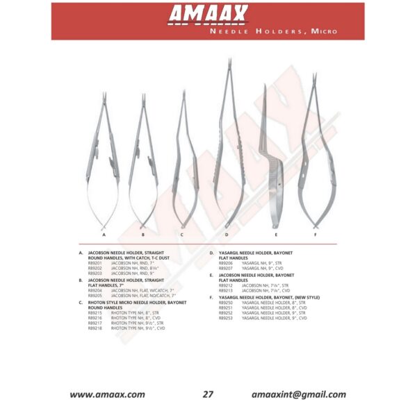 n27-bayonet-needle-holders-jacobson-rhoton-yasargil