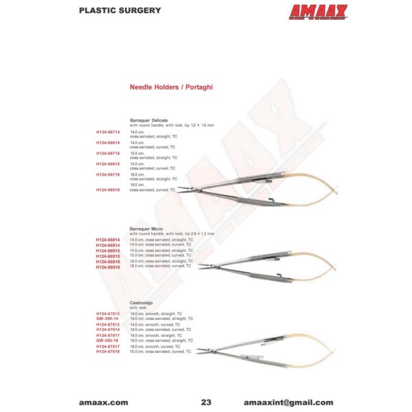 p23-needle-holders-portaghi-castroviejo-barraquer-delicate