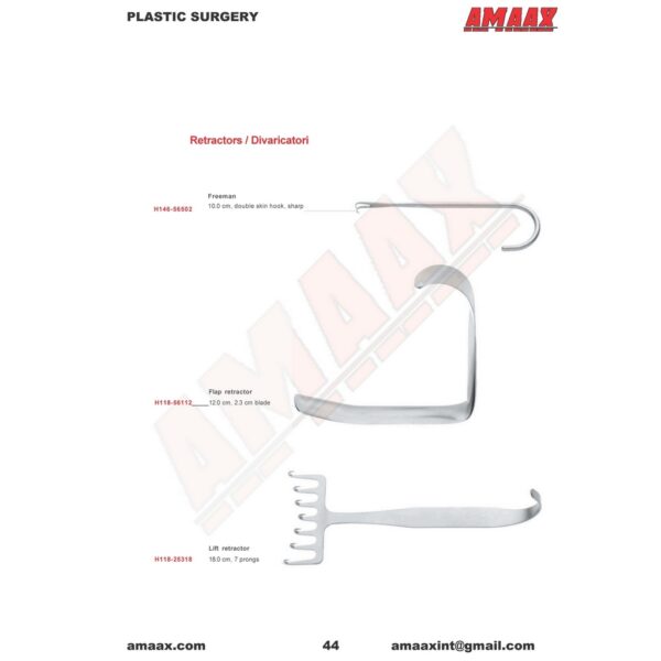 p44-retractors-divaricatori-freeman-flap-lift
