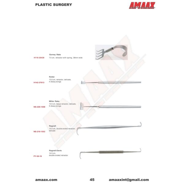 p45-retractors-divaricatori-gorney-rake-rollet-miller-ragnell