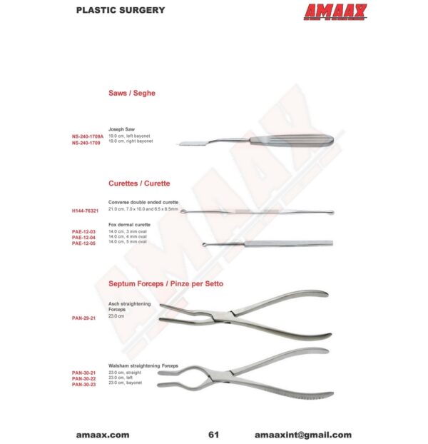 p61-saws-seghe-joseph-saw-converse-double-ended-curette-asch-straightening-walsham