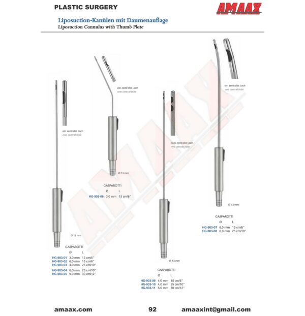 p92-liposuction-cannulas-with-thumb-plate-gasparotti
