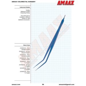 r056-cautery-diathermy-angled-dissecting-forcep