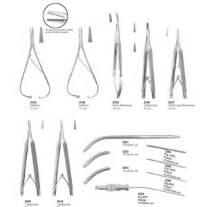 D098 Needle holders saliva ejectors mathieu barraquer castroviejo frazier