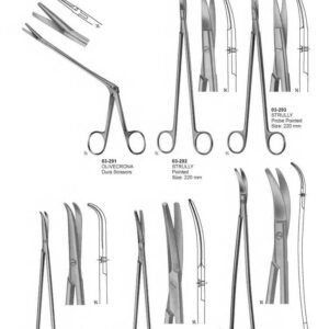 G039 Cardiovascular Neuro Surgery Scissors Olivecrona Strully Thorek Satinky Potts Smith