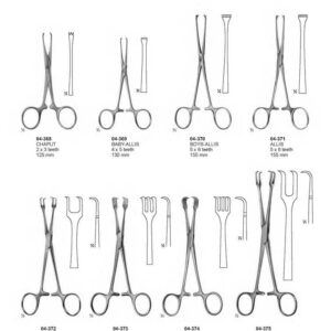 G072 Tissue Grasping Forceps Chaput Baby Allis Boys Allisboys Allis Allis Ahey Braun Museux