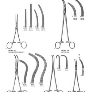 G084 Haemostatic Forceps Special Pattern Tonsil Forceps Rochester Carmalt Oynihan Pean Negus Mikulicz