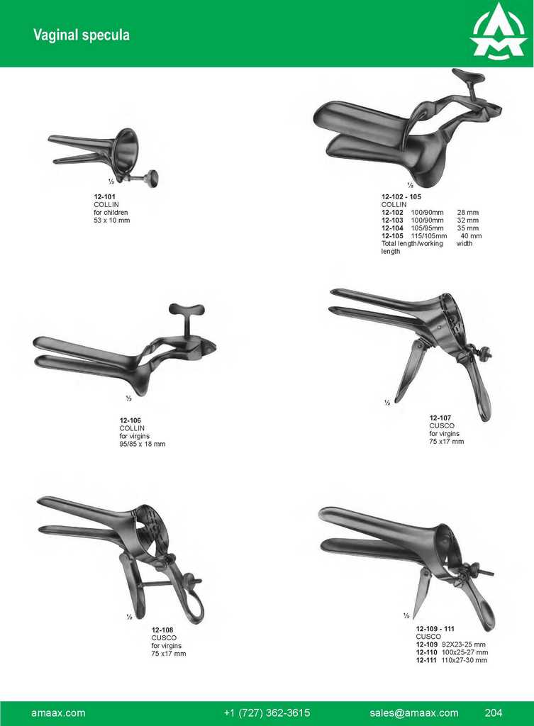 G204 Vaginal Specula Collin Cusco