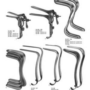 G206 Vaginal Specula Sets Upper Lower Blades Grave Pederson Briesky Seidl Risteller Sims