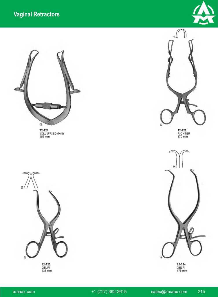 G215 Vaginal Retractors Joll Friedman Richter Gelpi