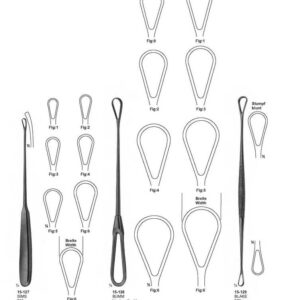 G237 Uterine Curettes Sims Bumm Blake