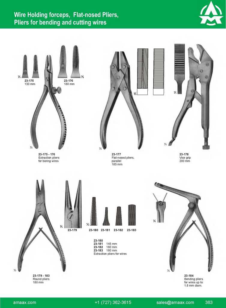 G383 Wire Holding Forceps Flat Nosed Pliers Extraction Pliers Flat Nosed Piers Vise Grip Round Pliers Bending Pliers