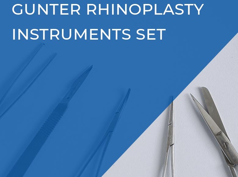 23 Gunter Rhinoplasty Instruments Set