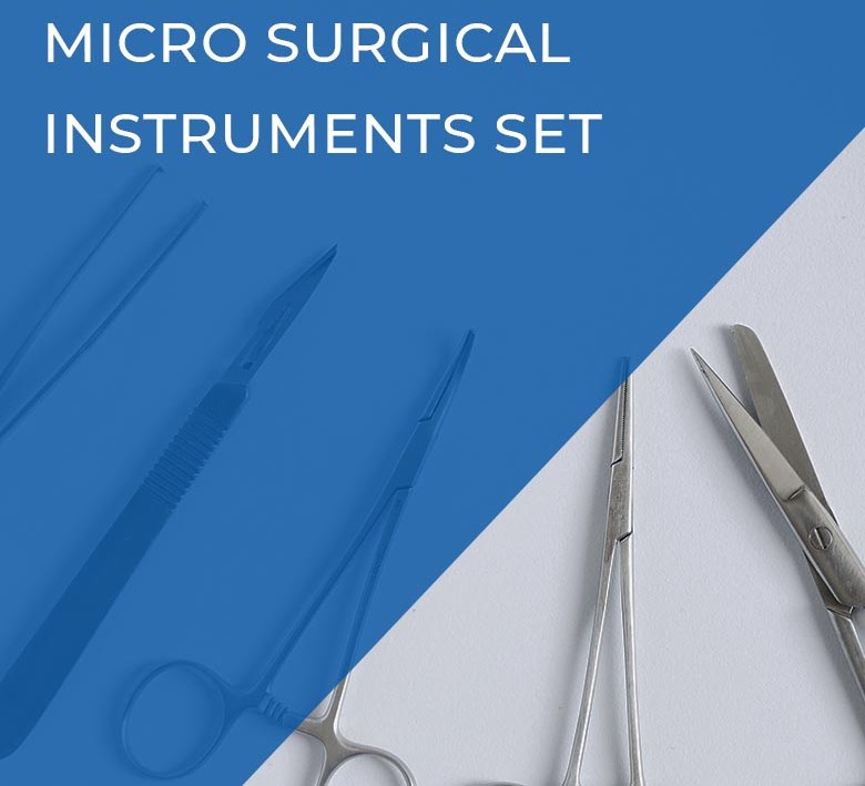 25 Micro Surgical Instruments Set