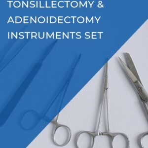 40 Tonsillectomy Adenoidectomy Instruments Set