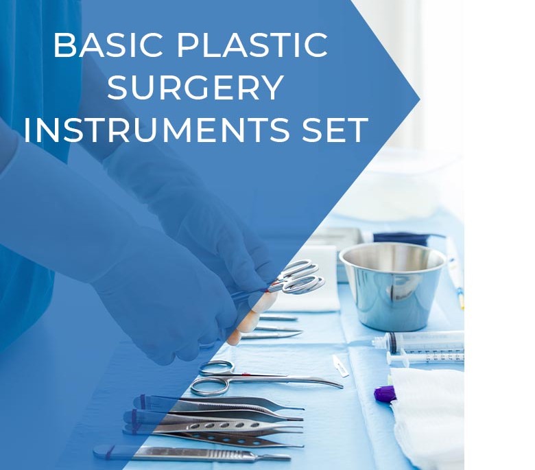 7 Basic Plastic Surgery Instruments Set