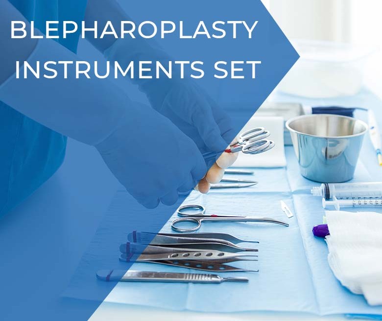 9 Blepharoplasty Instruments Set