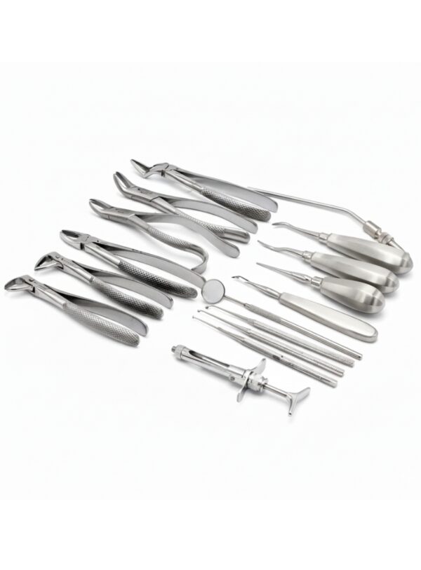 Dental Tooth Extraction Tool Kit Of 16 Pieces