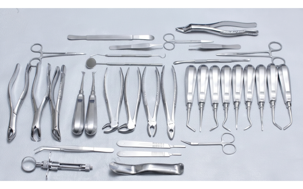 Dental extraction elevator kit34