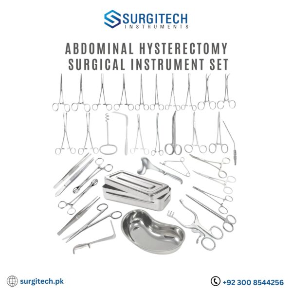 abdominal hysterectomy instrument set