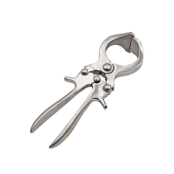Animal Veterinary Castration Clamp for Pig Sheep Stainless Steel Bloodless Livestock Castration Forceps.