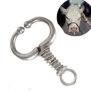 Custom Made Cow Nose Rings Pig Nose Ring Made in Pakistan Stainless Steel Customized Best Quality Instruments Nose Ring