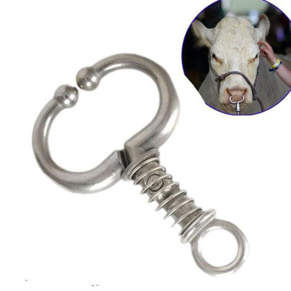 Custom Made Cow Nose Rings Pig Nose Ring Made in Pakistan Stainless Steel Customized Best Quality Instruments Nose Ring