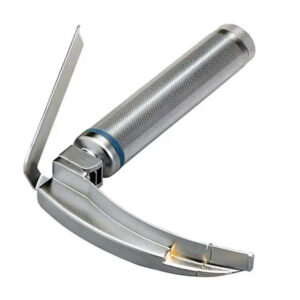 Flexible McCoy Laryngoscope Set Stainless Steel Manual LED Laryngoscope Adjustable Blade 90 Viewing Angle Reusable