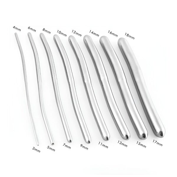 Hegar Dilator Set Uterine Urethral Diagnostic Surgical Sounds 8 Piece Stainless Steel Carrying Case Cervical Sounding Rods Gyne
