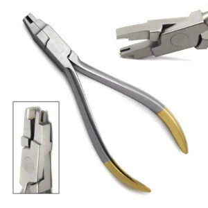 High Quality Manual Stainless Steel Orthodontic Crimpable Hook Placement Archwire Pliers Dental Crimping Plier TC Reusable