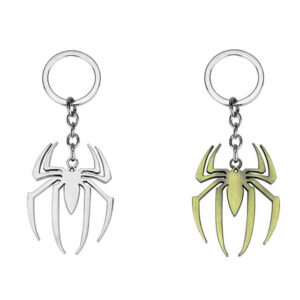 Spiderman Symbol Keychain Pendant Avengers Superhero Fashion Metal Keyholder Trendy Keyring Perfect Gifts for Fans