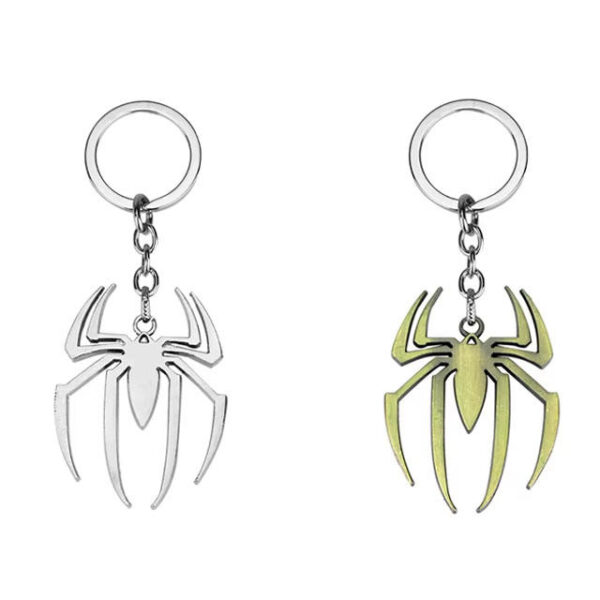 Spiderman Symbol Keychain Pendant Avengers Superhero Fashion Metal Keyholder Trendy Keyring Perfect Gifts for Fans