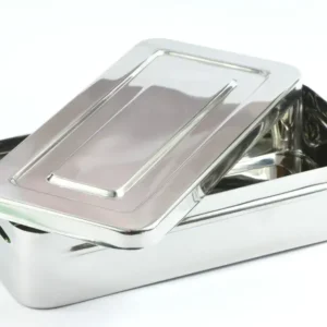 Stainless Steel Manual Instruments Box for Durable Secure Storage CE Certified Tool Organizer for Medical Surgical Professional